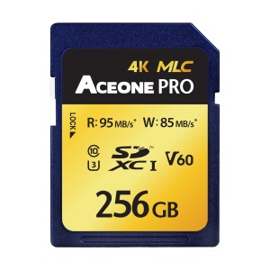 에이스원 프로 SD 카드 256GB 4K MLC UHS-1 U3 V60
